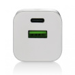 everActive CHARGER USB/USB-C QC3.0 30W WHITE