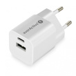 everActive CHARGER USB/USB-C QC3.0 30W WHITE