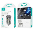 USAMS Car charger 30W 1xUSB+1 1xUSB-C Fast charge