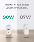 AUKEY AUKEY PA-B6S White Omni a Mix GaN ultrafast Wal