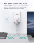 AUKEY AUKEY PA-B6S White Omni a Mix GaN ultrafast Wal