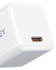 AUKEY Mini charger PA-F5 OEM White 1xUSB-C 20W PD Power Delivery