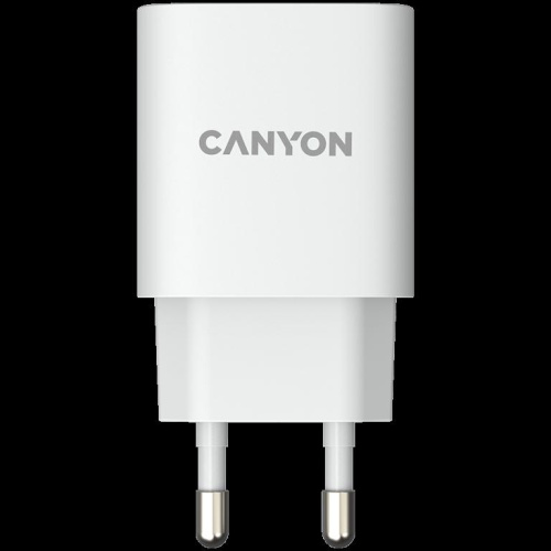 CANYON H-20-04, PD 20W/QC3.0 18W WALL Charger with 1-USB A+ 1-USB-C   Input: 100V-240V, Output: 1 port charge: USB-C:PD 20W (5V3A/9V2.22A/12V1.67A) , USB-A:QC3.0 18W (5V3A/9V2.0A/12V1.5A), 2 port charge: common charge,  total 5V, 3A, Eu plug  , Over-