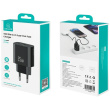 USAMS Charger 25W 1xUSB-C 1xUSB-A Fast Charging