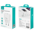 USAMS Charger 25W 1xUSB-A 1xUSB-A Fast Charging
