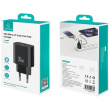USAMS Charger 30W 1xUSB-C 1xUSB-A Fast Charging