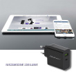 Qoltec Charger | 45W | 5-20V | 2.25-3A | USB typ C PD | USB | Черный
