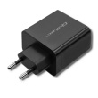 Qoltec Charger | 45W | 5-20V | 2.25-3A | USB typ C PD | USB | Черный