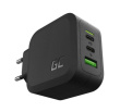 Green Cell PowerGaN 65W PD 3.0 QC 3.0 2xUSB-C 1xUSB-A wall charger