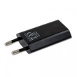 Techly Slim USB charger 230V - 5V/1A Must