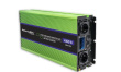 Qoltec Monolith Voltage Converter | Charging the battery | UPS | 2000W | 4000W |12V to 230V |Pure Sine | LCD Black-green