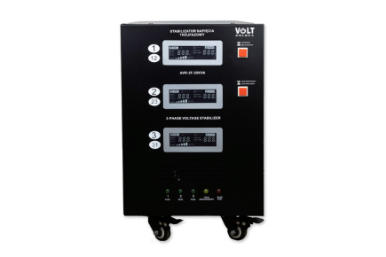 Three-phase voltage stabilizer Volt Polska AVR PRO 25000VA 3% SERVO 3-F
