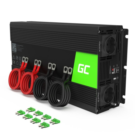 Green Cell INV20 power adapter/inverter Indoor 4000 W Must