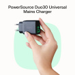 Green Cell USB wall cha rger 30W 1x USB-C Must