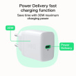 Green Cell USB wall cha rger 30W 1x USB-C Valge