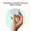 Green Cell USB wall cha rger 30W 1x USB-C Valge