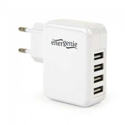 RGER USB UNIVERSAL Белый/4PORT EG-U4AC-02 GEMBIRD