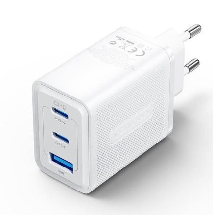 MOBILE CHARGER WALL 65W USB/3P Valge FERW0-EU VENTION