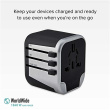 SBS | Universal Travel Adapter 12W (EU/UK/US/AUS plug) | TEADAPT2USBUNI