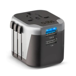 SBS | Universal Travel Adapter 12W (EU/UK/US/AUS plug) | TEADAPT2USBUNI