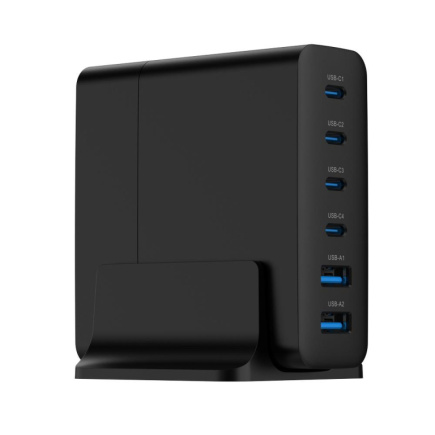 RGER USB UNIVERSAL 6P 75W/TA-UC-2A4C-PD75-01-BK GEMBIRD RGER USB UNIVERSAL 6P 75W/TA-UC-2A4C-PD75-01-BK GEMBIRD