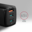 AXAGON AXAGON ACU-DPQ65 GAN WA ll charger, 3x port USB