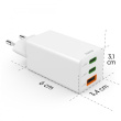 Hama mini charger 2xUSB-C + 1xA