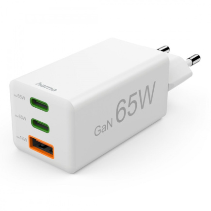 Hama mini charger 2xUSB-C + 1xA