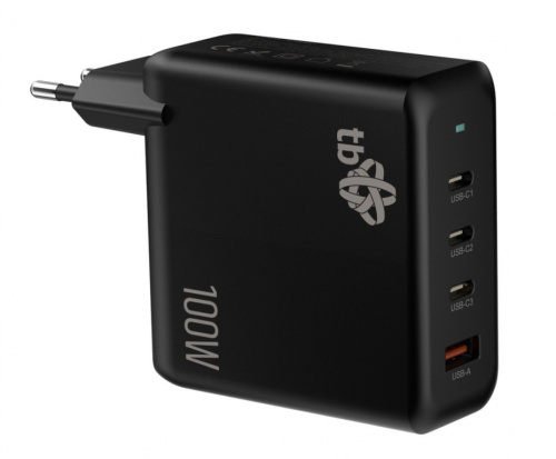 TB 3x USB C + USB A Power Delivery Wall Charger Must, GaN 100W
