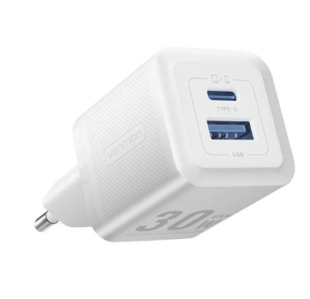 MOBILE CHARGER WALL 30W USB/2P Белый FEQW0-EU VENTION