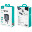 USAMS Charger T66 45W GaN CC290 USB-A + USB-C