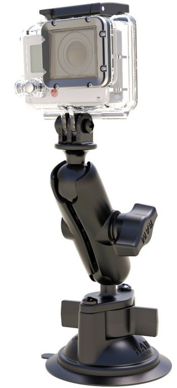 RAM MOUNTS GOPRO MOUNT + TWIST-LOCK IMUKUPPIKIINNIKE, B-KOKO KUULA