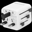 CANYON Travel Adapter OnTour One EU/UK/US/AUS Белый