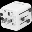 CANYON Travel Adapter OnTour One EU/UK/US/AUS Белый