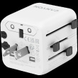 CANYON Travel Adapter OnTour One EU/UK/US/AUS Белый