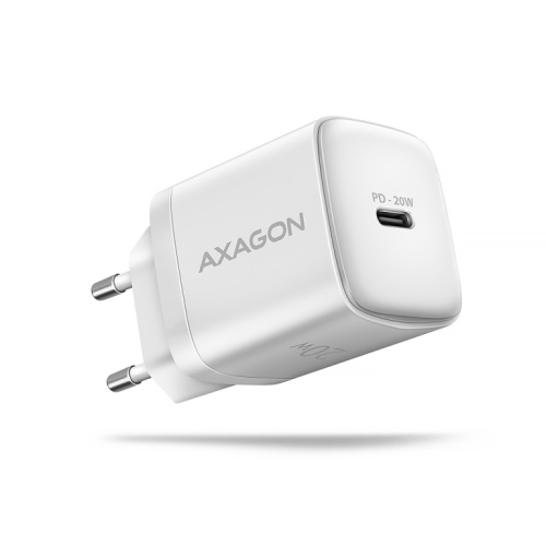 AXAGON ACU-PD20W PD&PQ wall ch arger 20W 1x port Valge