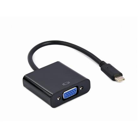 Cablexpert | USB Type-C to VGA adapter cable | A-CM-VGAF-01 | Black | USB Type-C | VGA | 0.15 m A-CM-VGAF-01