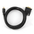 Gembird | HDMI to DVI cable (Single Link) | HDMI 19pin male | DVI 18+1pin male | HDMI to DVI-D | 0.5 m CC-HDMI-DVI-0.5M