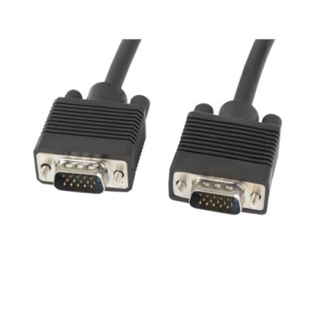 Lanberg VGA Cable, Dual-Shielded Ferrite Core | CA-VGAC-10CC-0018-B | VGA to VGA | 1.8 m CA-VGAC-10CC-0018-B
