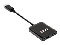 CLUB 3D MST HUB DP 1.4 TO 2 HDMI SUPPORTS UP TO 2x4K60HZ - USB POWERED