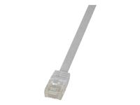 LOGILINK CF2051U LOGILINK - Patch Cable Flat Cat.6A U/UTP SlimLine white 2m