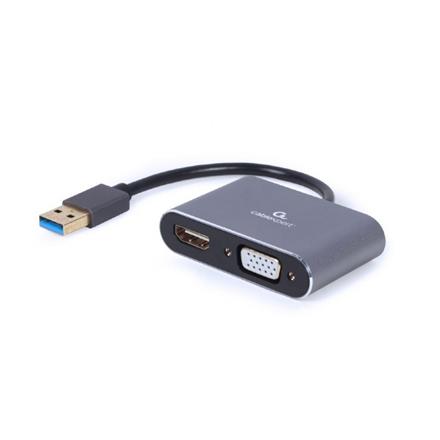 Cablexpert | USB display adapter | A-USB3-HDMIVGA-01 | 0.15 m | USB 3.0 Type-A A-USB3-HDMIVGA-01