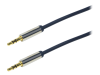 LOGILINK CA10050 LOGILINK - Audio Cable 3.5 Stereo M/M, straight, 0.50 m, blue