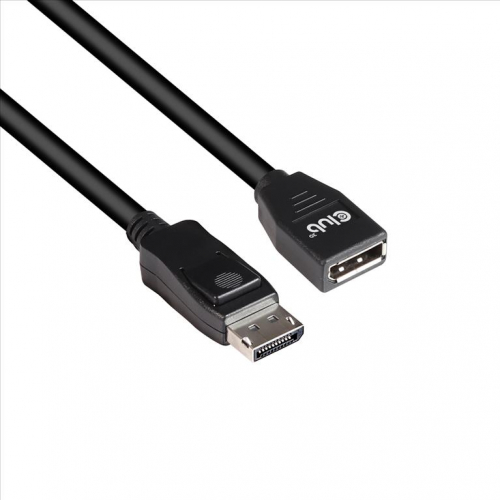 Club 3D - DisplayPort extension cable - DisplayPort (F) to DisplayPort (M) latched - DisplayPort 1.4 - 3 m - 8K support 