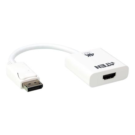 Aten | True 4K DisplayPort to HDMI 2.0 Active Adapter | VC986B | White VC986B-AT