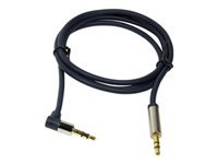 LOGILINK CA11050 LOGILINK - Audio Cable 3.5 Stereo M/M 90° angled, 0.50 m, blue