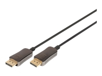 ASSMANN DisplayPort AOC Hybrid-fiber connection cable M/M 20m UHD 8K60Hz CE gold bl