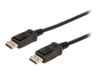 ASSMANN cable Displayport 1m AWG28 2xshielded black bulk M/M