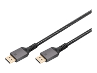 DIGITUS PREMIUM DP1.4CABLE DP to DP 8K/60Hz 1m Aluminum Housing Gold plated Support 8K/60HZ