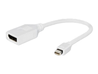 GEMBIRD A-MDPM-DPF-001-W Gembird adapter Displayport mini(M) -> Displayport(F), white, with cable 10cm